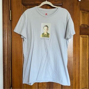 Hanes Light Gray Graphic Men's T-Shirt David Binion